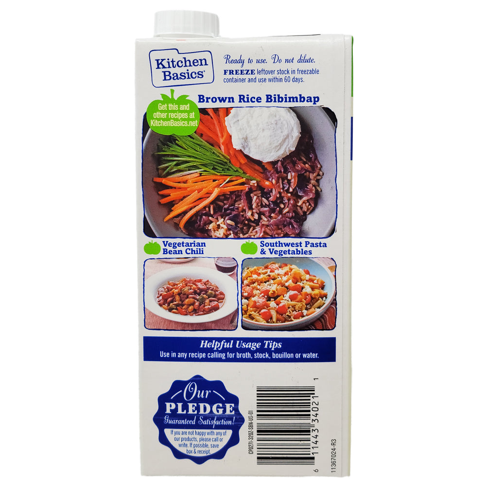 Kitchen Basics Unsalted Vegetable Stock 32oz Healthy Heart Market