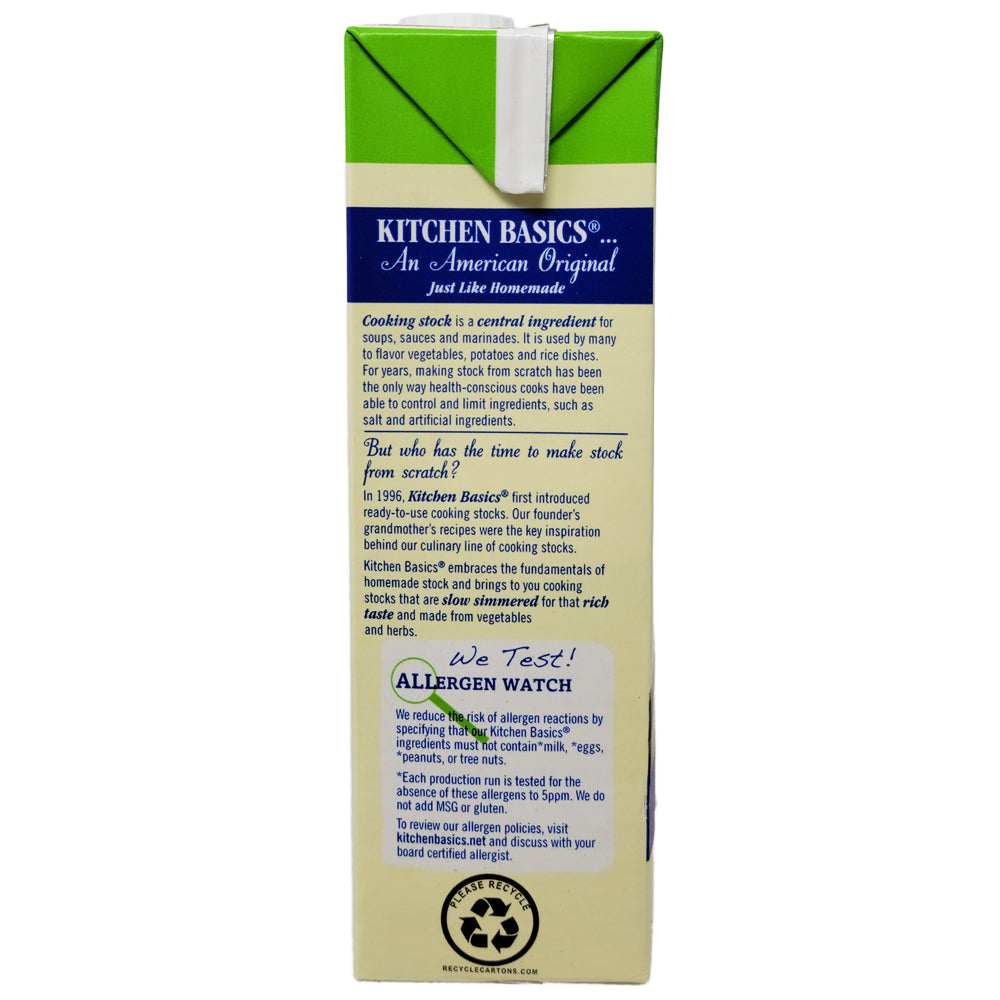 Kitchen Basics Unsalted Vegetable Stock 32oz Healthy Heart Market