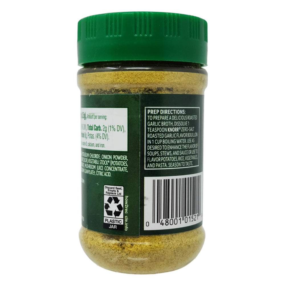 Knorr Zero Salt Roasted Garlic Bouillon 2.6oz. Healthy Heart Market