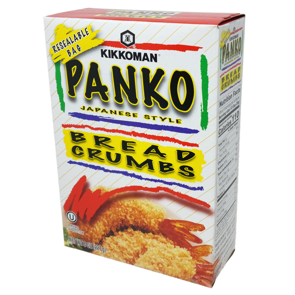 Kikkoman Japanese Style Whole Wheat Panko Bread Crumbs 8 ounce Resealable  Package