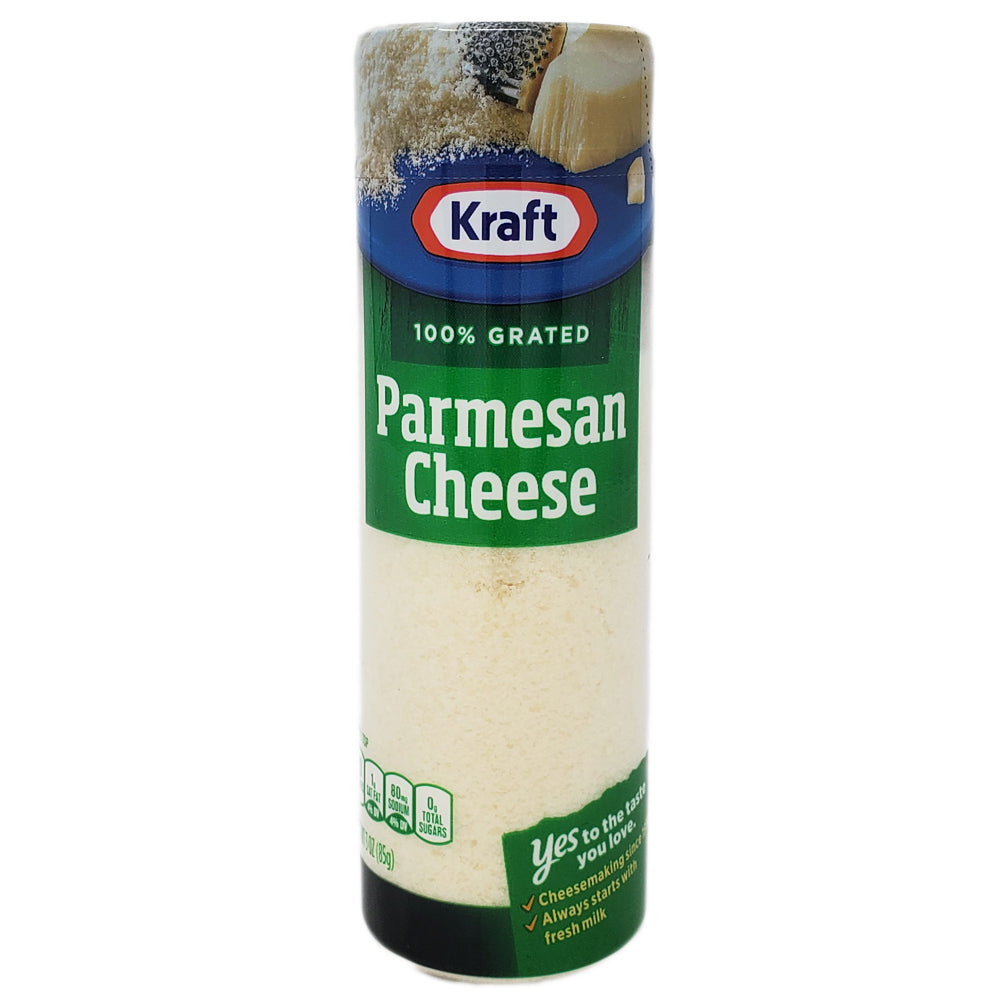 Kraft Grated Parmesan Cheese - 3oz. - Healthy Heart Market