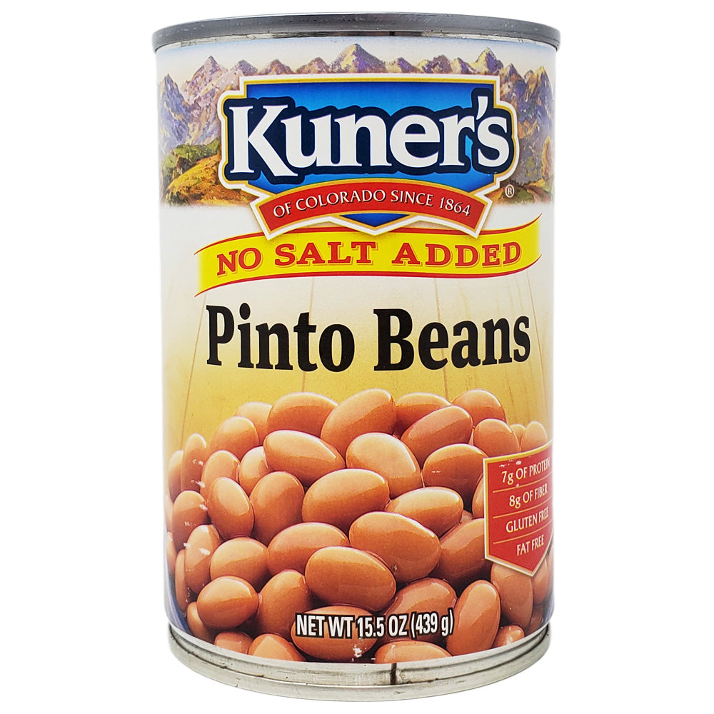 Kuner's Pinto Beans- No Salt Added-15 oz. - Healthy Heart Market