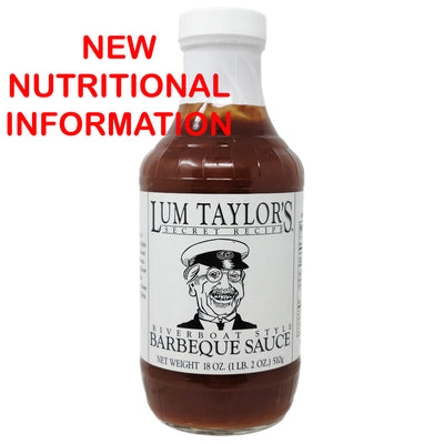 Lum Taylor's Barbeque Sauce-18 oz. - Dated Feb 2023
