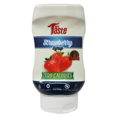 Mrs Taste Zero Sodium Strawberry Syrup - 11oz