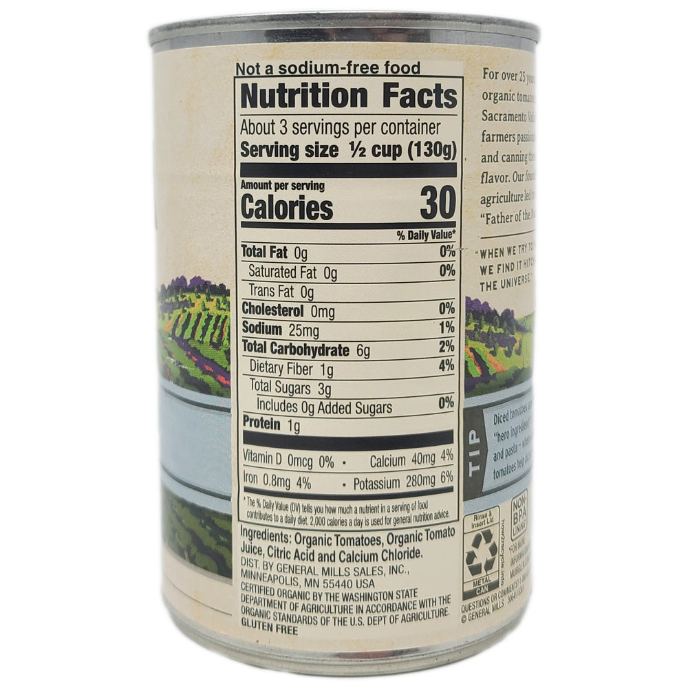 Muir Glen Organic Diced Tomatoes No Salt Added Healthy Heart Market