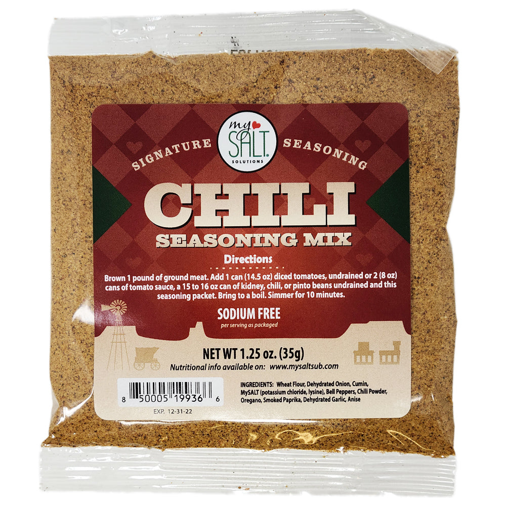 MySALT Chili Seasoning Mix Sodium Free - 1.25-oz