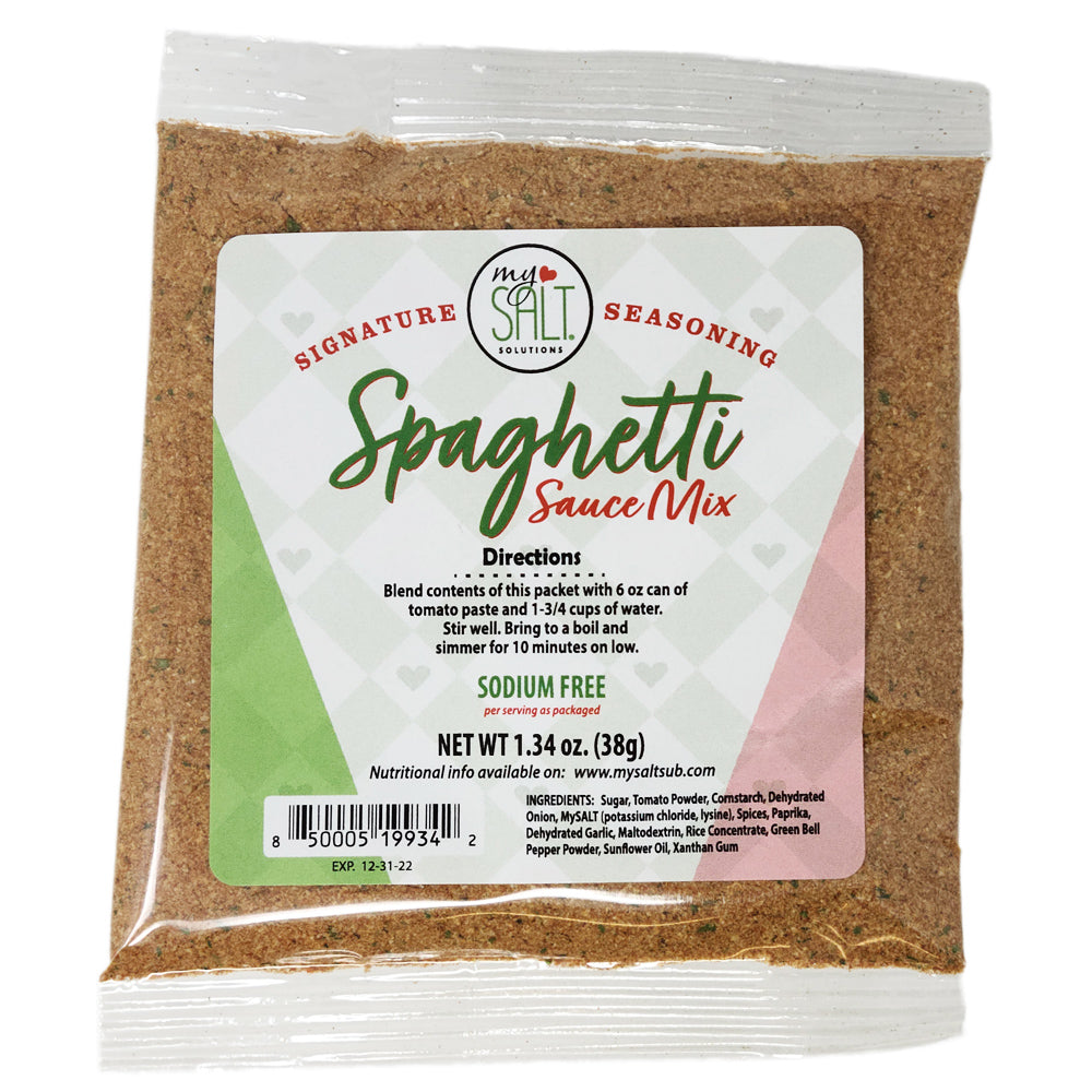 MySalt Spaghetti Sauce Mix Sodium Free - 1.34-oz