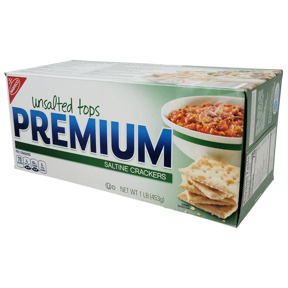 Nabisco Unsalted Tops Premium Saltine Crackers - 1lb