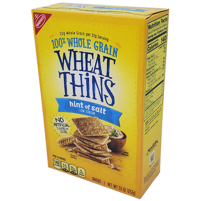 Wheat Thins Hint of Salt Crackers - 9.1oz. - Healthy Heart Market