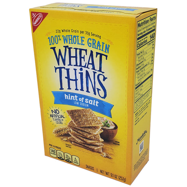 Wheat Thins Hint of Salt Crackers 9.1oz. Healthy Heart Market