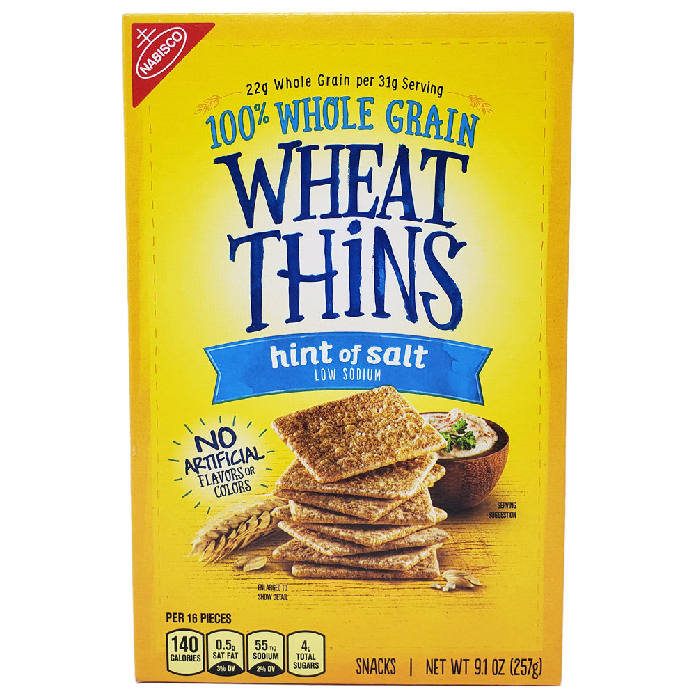 Wheat Thins Hint of Salt Crackers - 9.1oz. - Healthy Heart Market