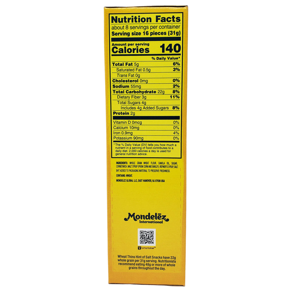 Wheat Thins Hint of Salt Crackers 9.1oz. Healthy Heart Market