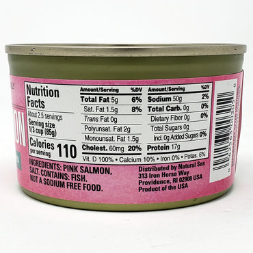 Natural Sea Pink Salmon- 7.5 oz can - Healthy Heart Market