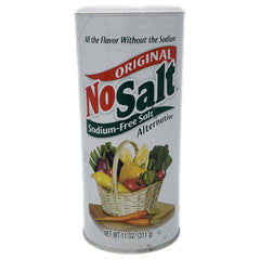 Original No Salt Sodium-Free Salt. Recommend for Sodium Restricted Diets.  Sodium 0mg