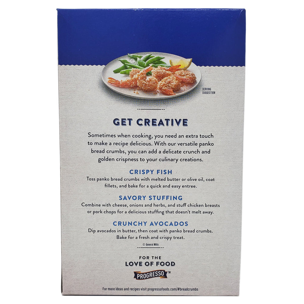 Progresso Panko Crispy Bread Crumbs Plain 8oz Healthy Heart Market