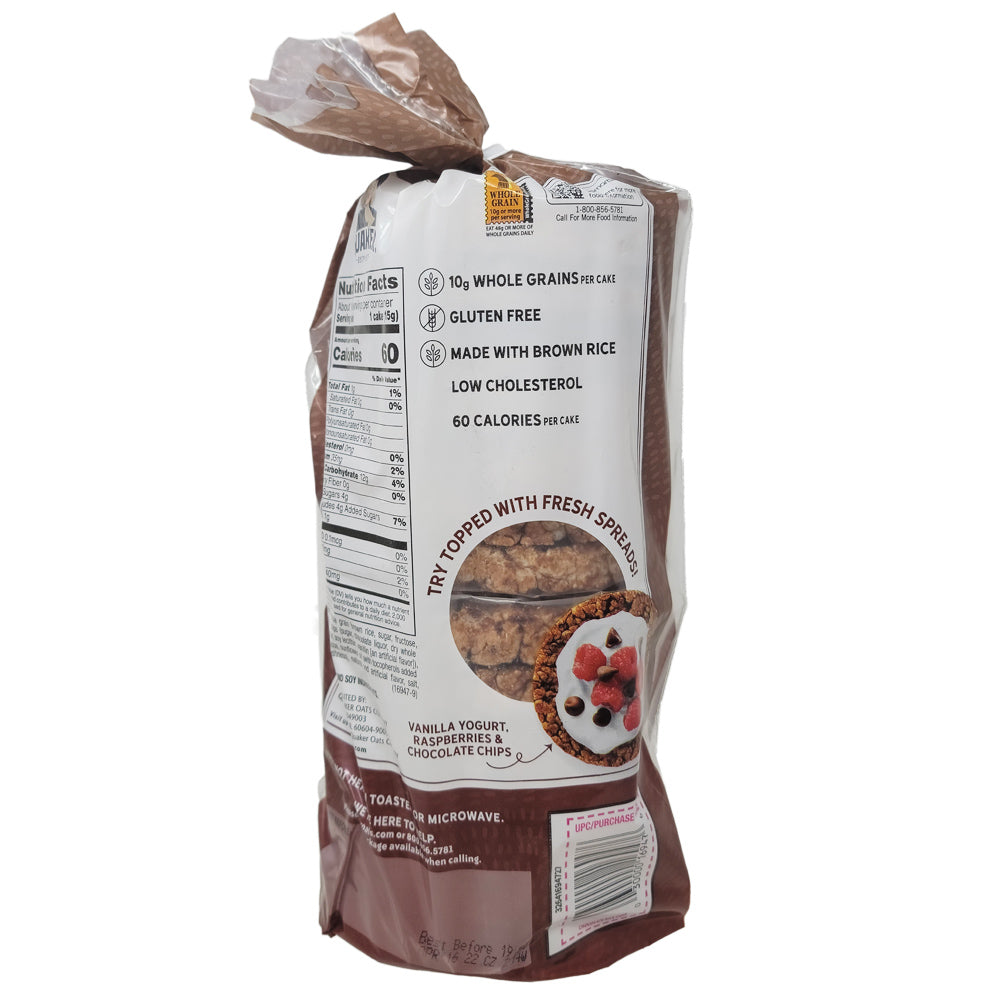 Quaker Chocolate Rice Cakes - 7.23oz