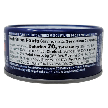 Safe Catch No Salt Added Wild Albacore Tuna - 5oz.