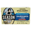 Season's Sardines (Skinless & Boneless)- No Salt Added-4.25 oz.