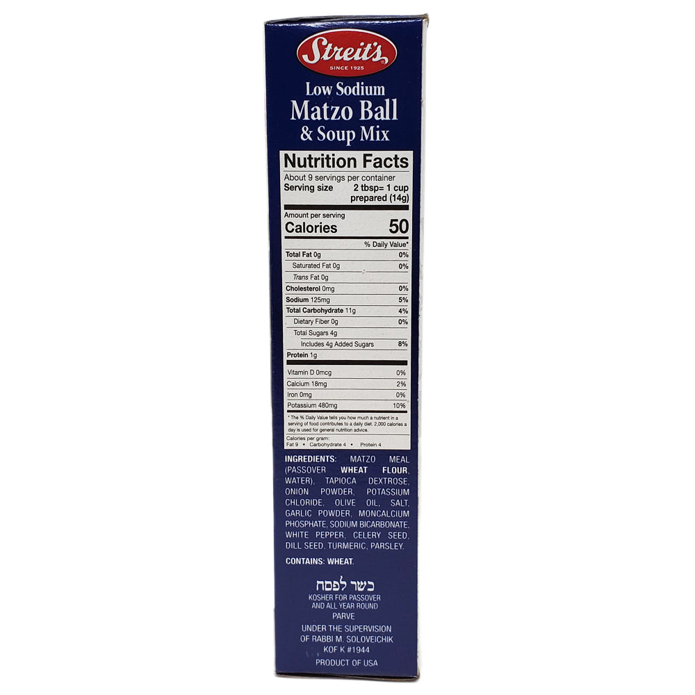 Streit's Low Sodium Matzo Ball & Soup Mix Healthy Heart Market
