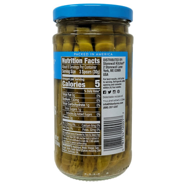 Tillen Farms Low Sodium Pickled Classic Asparagus Mild - 12oz