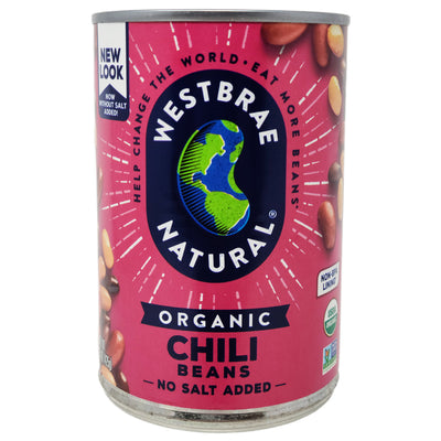 Westbrae Organic No Salt Added Chili Beans - 15oz.