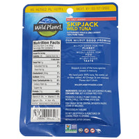 Wild Planet No Salt Added Skipjack Tuna Pouch - 3oz. - Healthy Heart Market