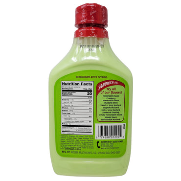 Woeber's Sandwich Pal Wasabi Sauce - 16oz.