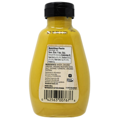 Woodstock Organic Yellow Mustard -8 oz.