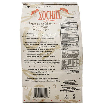 Xochitl No Salt Corn Chips-12 oz